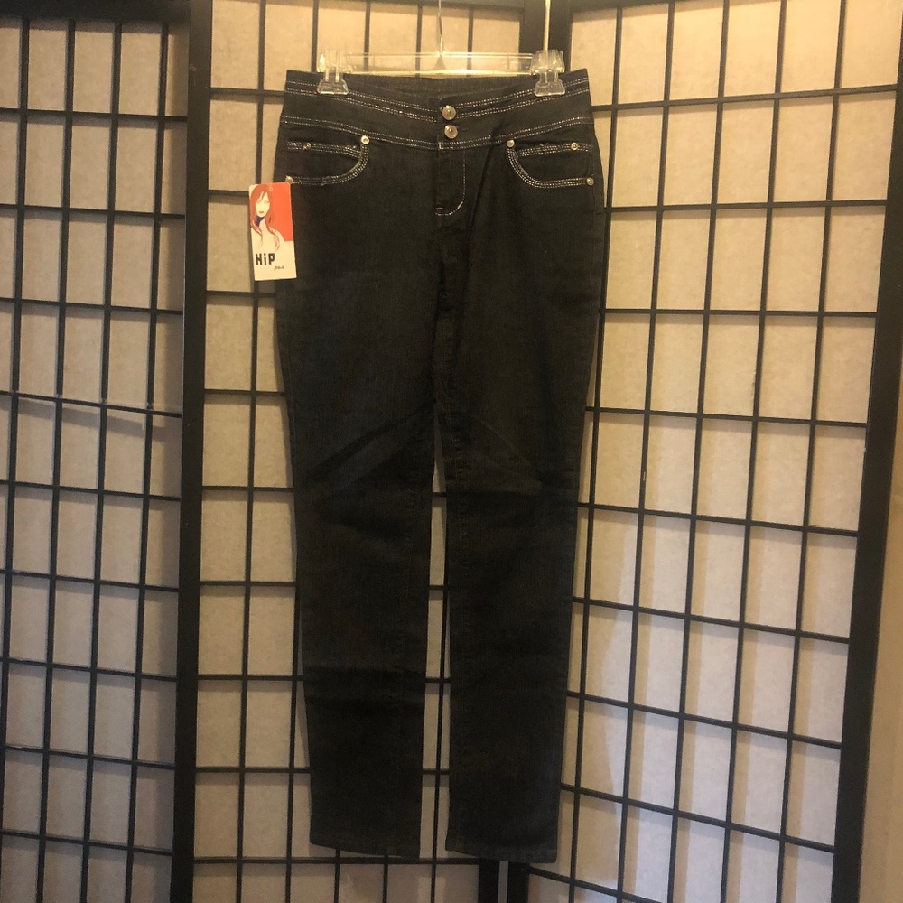 Girl’s Hip Skinny Jeans Blue Stretchy Denim Size 7 Inseam 31” New With Tags